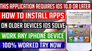 This application requires ios 90 or later iphone 4 Fixed For Any IphoneIpad Devices [upl. by Benedetto]