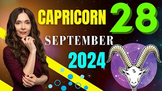 CAPRICORN ♑ 𝐈𝐓’𝐒 𝐂𝐎𝐌𝐈𝐍𝐆❗🤩𝐓𝐡𝐞 𝐁𝐈𝐆𝐆𝐄𝐒𝐓 GIFT 𝐎𝐟 𝐘𝐨𝐮𝐫 𝐋𝐢𝐟𝐞❗💸 Horoscope for today SEPTEMBER 28 2024 🔮 [upl. by Malony]