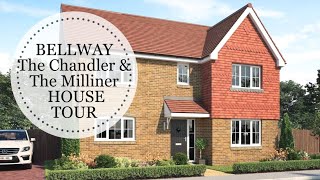 BELLWAY THE CHANDLER amp THE MILLINER HOUSE TOUR NEW BUILD SHOWHOUSE [upl. by Dempster]