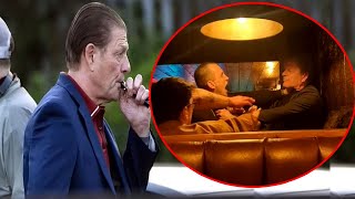 Sean Bean spotted vaping outside a Turkish restaurant in Liverpool after being dragged out of a bar [upl. by Karlow]