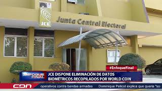 JCE dispone eliminación de datos biométricos recopilados por World Coin [upl. by Nylanna779]