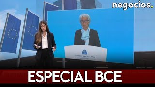 ESPECIAL BCE  Lagarde confunde a los mercados y se abre a bajar tipos en junio “sin comprometerse” [upl. by Eatnuahc]