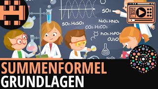 Summenformel Chemische Formel│Chemie Lernvideo Learning Level Up [upl. by Retsbew]