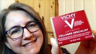 Vichy Liftactiv Collagen Specialist Cream Review 2019 [upl. by Bronwyn]