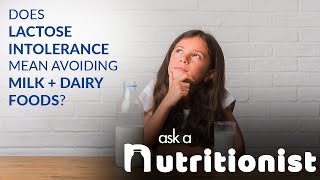 Does Lactose Intolerance Mean I Have To Avoid All Milk  Dairy Foods [upl. by Justen46]