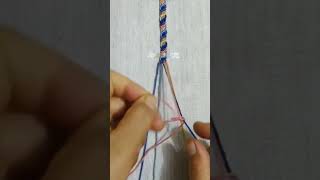 DIY embroidery bracelet for beginners bracelet tutorial easy [upl. by Asilrak]