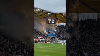 Die Fans des TSV 1860 München gestern beim Traditionsduell in Aachen 🔥 ultras pyro 1860munich [upl. by Lienahs]