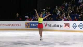 Finlandia Trophy 2012 Espoo 6102012 Ladies Short Program Beata Papp FIN [upl. by Nwadrebma]