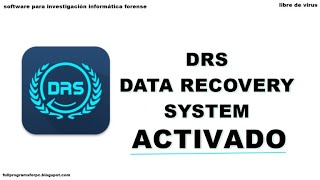 INSTALANDO DRS DATA RECOVERY software para la recuperación de información [upl. by Cresida]