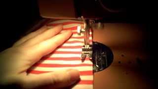 How To Sew  Gathering Fabric With A Sewing Machine Method 1 [upl. by Hsaniva]