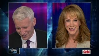 Anderson Cooper and Kathy Griffin prepare for NYE show [upl. by Atikihs]