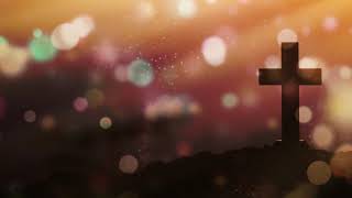 Cross Particles Video Loop EasyWorship Free Background No Copyright [upl. by Yrtneg]