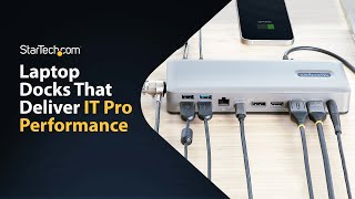 What Differentiates an IT Pro Performance Laptop Docking Station  StarTechcom [upl. by Armmat]