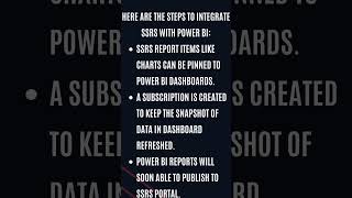 How can you assign SSRS with Power BI shorts [upl. by Yragerg]