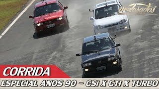 VW GOL GTI x FIAT UNO TURBO x CHEVY CORSA GSi  CORRIDA  ESPECIAL 28  ACELERADOS [upl. by Teodora]