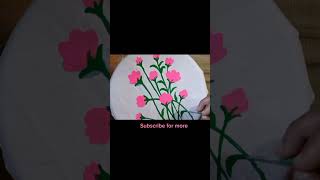 Easy Acrylic Painting এক্রেলিক রং দিয়ে ছবি আঁকা youtubeshortsvideo flowerart design art [upl. by Ym]