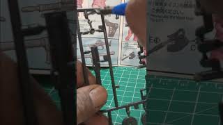 Zaku 2  1144 Scale  HG  Weapon prep  Work in progress [upl. by Ahsirk]