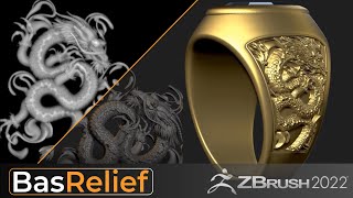 The All New BasRelief Features in ZBrush 2022 Ad [upl. by Yeffej]