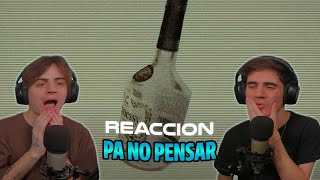 REACCION PA NO PENSAR  Peso Pluma Quavo Lyric Video [upl. by Yasu]