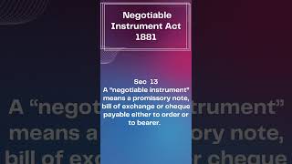 TYPES OF NEGOTIABLE INSTRUMENTS [upl. by Winnick784]