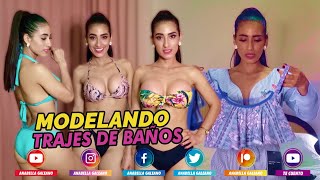 Modelando Trajes de Baño Verano 2019 │ TRy On Haul  Anabella Galeano [upl. by Ranit]