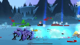 Gimmick Battle Glacial Uprising Vs Deads Apocalypse  Stick War 3 Beta [upl. by Bondy]