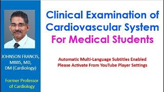 Clinical Examination of Cardiovascular System for Medical Students [upl. by Geoffrey]