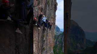 Via Ferrata in  Yandang Mountain Zhejiang Province amazingchina travel china chinatravel [upl. by Graf881]