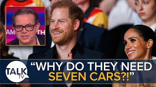 quotDo They Need Seven Carsquot Kevin OSullivan On Prince Harry and Meghan Markles Huge Car Convoy [upl. by Lierbag127]