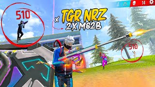 2x M82B On Fire 🔥 Op 1 Vs 4 Gameplay 🤯 Free Fire [upl. by Eiclek313]