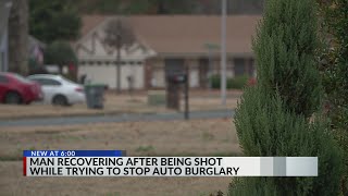 Man shot while trying to stop car burglary police say [upl. by Nniroc487]