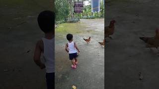 Chad mama Surjo mama 🥰🥰 viralshorts shorts cutebaby hen love trending [upl. by Radie401]