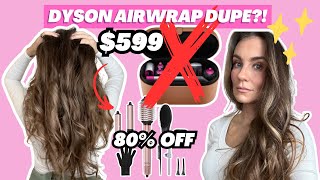 OMG 🤯 DOES IT WORK DYSON AIRWRAP AMAZON DUPE FIRST IMPRESSION [upl. by Eads]