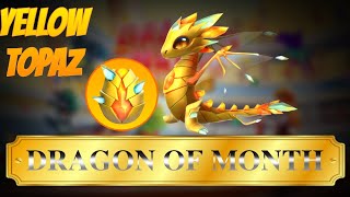 Hatching the Dragon of MonthquotThe YELLOW TOPAZ quot Dragon 🐉 💛 [upl. by Aihsenet]