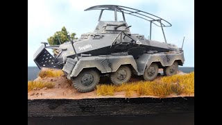 Tamiya 148 SdKfz232 Heavy Armored Car [upl. by Syxela]