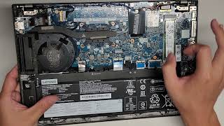 Lenovo ThinkPad T495S Disassembly SSD Hard Drive Upgrade Battery Replacement Repair [upl. by Farr]