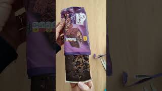 Mr Kipling Chocolate amp Fudge Loaf Cake satisfying chocolate cake shorts [upl. by Esile962]