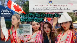 Embassy se aya important Letter Certificate Phat gya 💔😭😭🥹 [upl. by Scoville235]