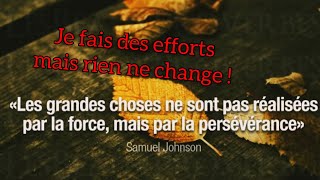 N°2  Spiritualitéprincipe du moindre effort PERSEVERANCE amp CONSCIENCE [upl. by Dudden]