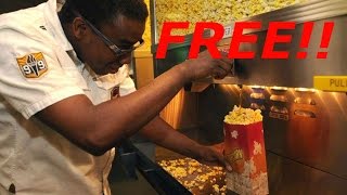 How to get free popcorn at the movies [upl. by Otiv]