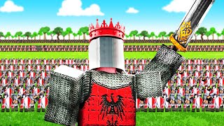 Epic MEDIEVAL Battle Against The ENEMY ARMY  Roblox Simulator [upl. by Marquet]