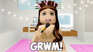 GRWM FOR A NEW YEARS PARTY Brookhaven Roleplay [upl. by Airbmat]