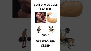 Build Muscle Faster Muscle growth [upl. by Lemraj]