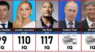 Celebrities Ranked By IntelligenceIQ of Famous Celebs [upl. by Lurie146]