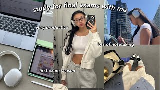 STUDY VLOG  VERY productive finals week in my life  lots of studying finals week vlog amp more [upl. by Ecirtra]