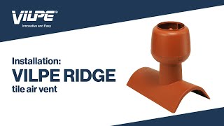 Installation of Ridge Tile Air Vent [upl. by Revlis194]