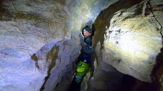 THIS CAVE HAS SOME VERY TIGHT PASSAGES  EXMOORS BEST HIDDEN GEM [upl. by Najar]