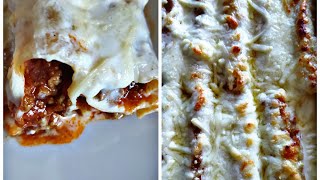 Cannelloni recipe with minced meat  cannelloni pasta وصفة الكانيلوني باللحم [upl. by Eeznyl]