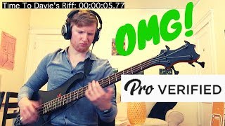 Hardest Bass Solo EVER Verified PRO [upl. by Ellahcim]