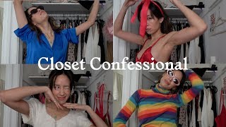 CLOSET CONFESSIONAL  Marie Kondo Organizing [upl. by Vanda]